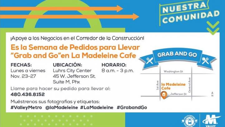 Grab and Go flyer.