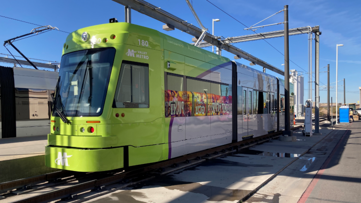 Streetcar vehicle at OMC