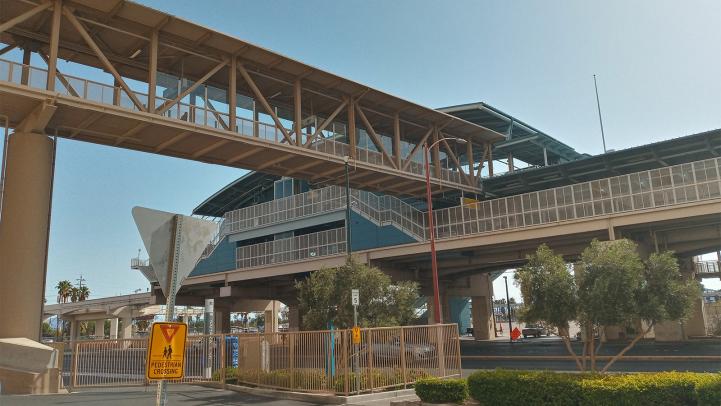 The Las Vegas Monorail Sahara Station