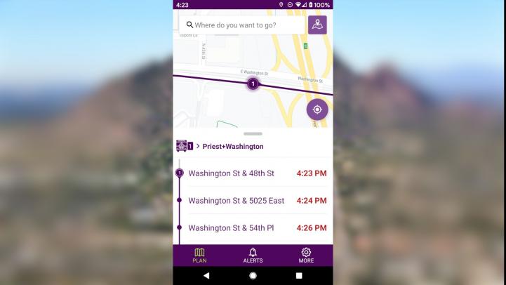 Get real-time information on where your next bus is with Valley Metro's new app