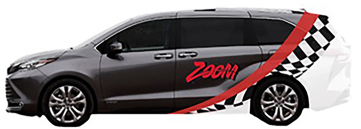 Zoom microtransit vehicle