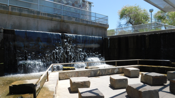 Seating area of Arizona Falls
