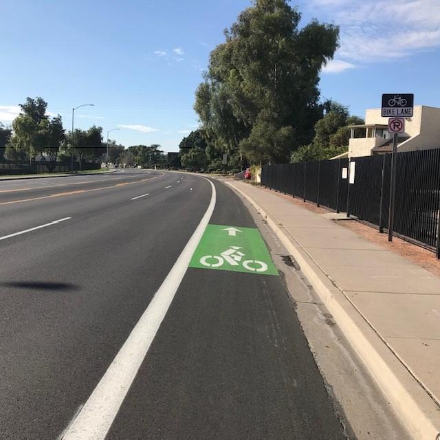 Bike Lane on road