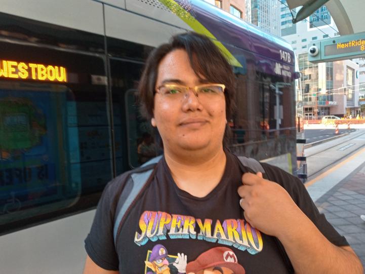 Light rail rider Josuv