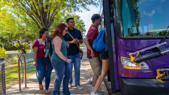 Image showing people boarding a Valley Metro bus