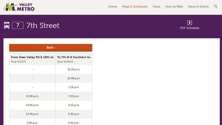 screenshot showing resulting eschedule