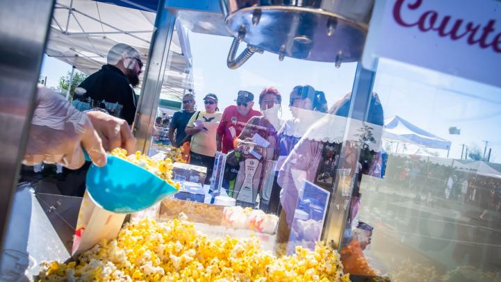 No munchies on the light rail popcorn