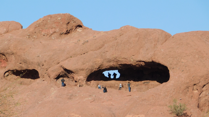 Hole in the Rock in Papago Park