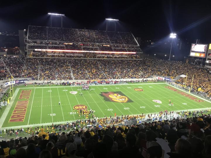 Sun Devil Stadium during the Territorial Cup