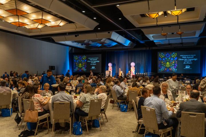 Attendees of the 35th annual Clean Air campaign awards