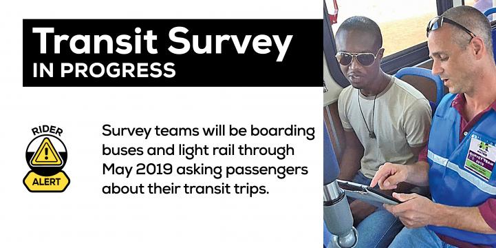 Origin & Destination Survey in progress
