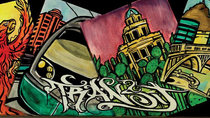 Noah Baez painting