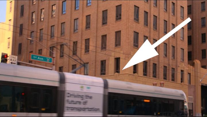 Valley Metro light rail train in Noelle