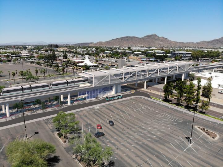 Rendering of Metrocenter Station