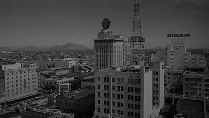 Downtown Phoenix is featured in the opening shot of Psycho