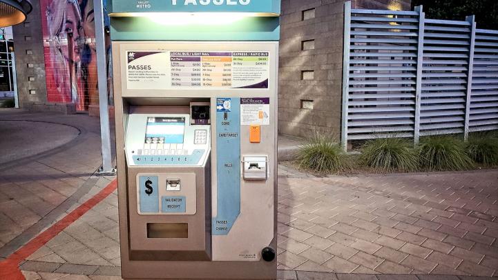 A ticket vending machine