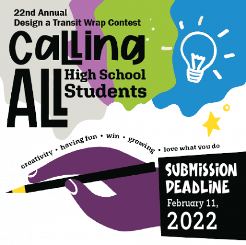 Design a Transit Wrap Announcement Flyer