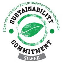 Sustainability Commitment logo.